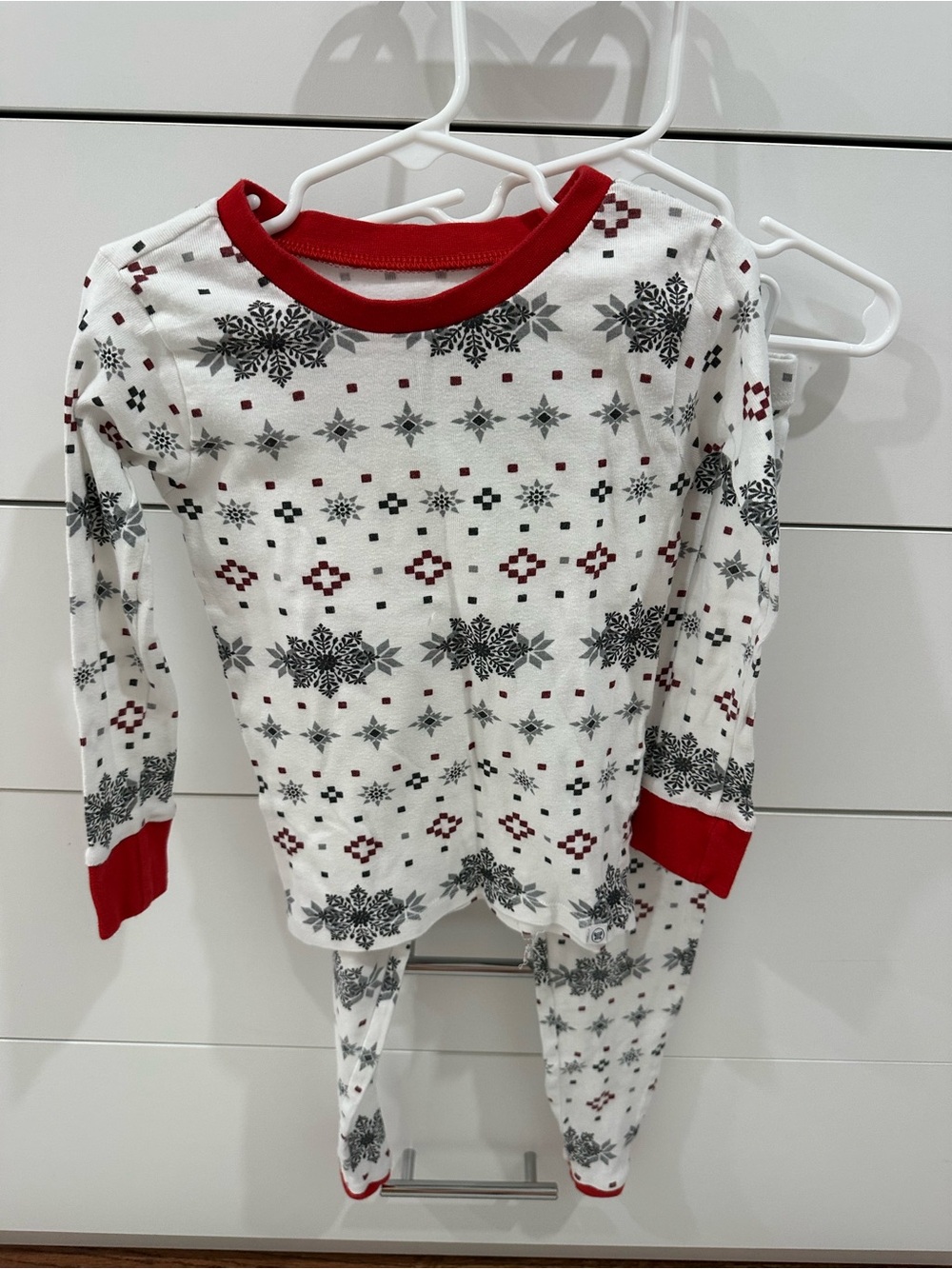 Honest Kids Snowflake Pajama Set Size 6